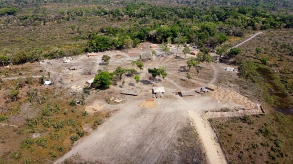 Aldeia Catemje, do povo Krahô-Kanela, Município de Lagoa da Confusão, Tocantins. Foto: Carlos César Pereira Souza
