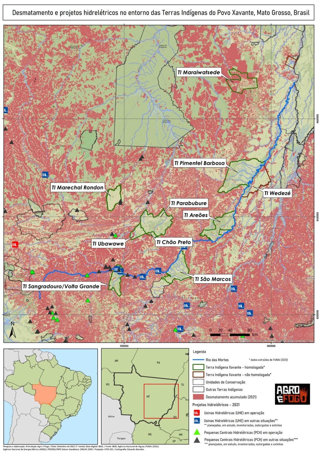 O Territ Rio Xavante Em Amea A Resistir Para N O Dividir Agro Fogo   Mapa Xavante 2 1086x1536 